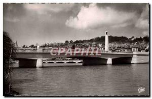 Modern Postcard Deauville trouville the new bridge