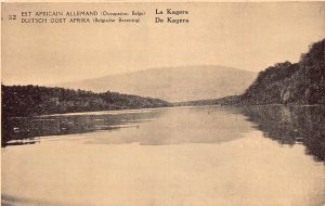 German East Africa Belgian Occ Congo La Kagera River vintage postcard B981