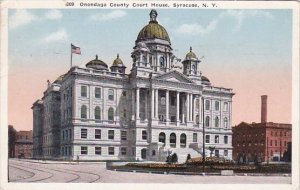 New York Syracuse Onondaga County Court House 1916