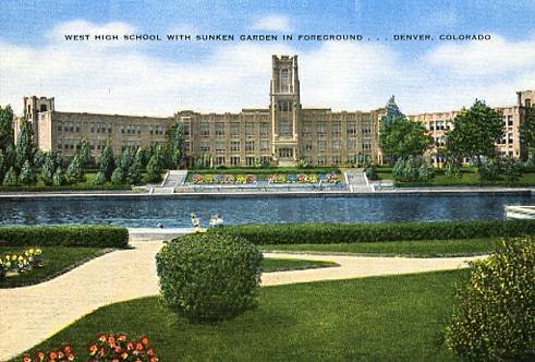 CO - Denver, West High School & Sunken Garden