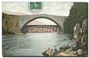 Old Postcard Pont de Claix The Brac bridges