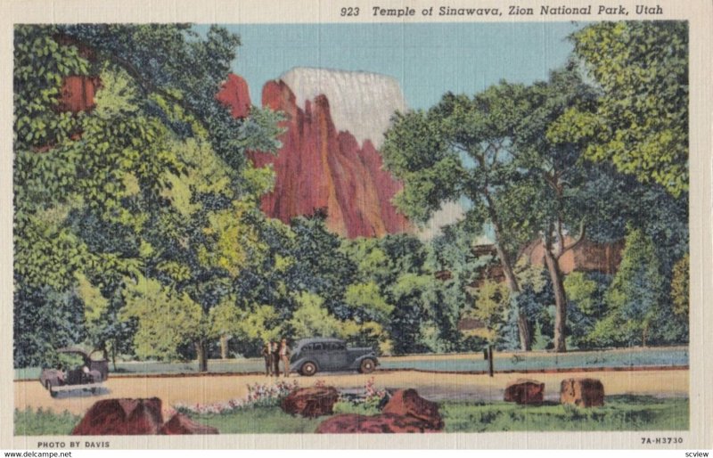 ZION , Utah , 1930-40s ; Temple of Sinawava