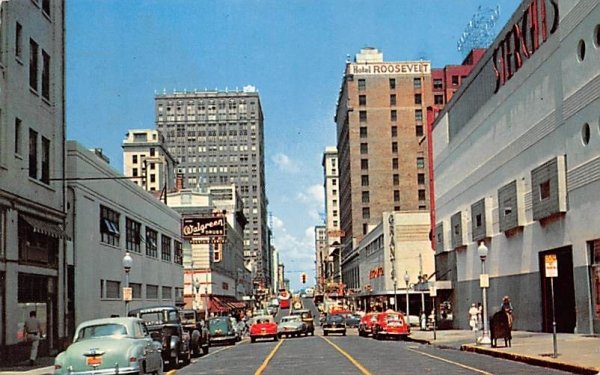 Looking west on Adam Street from Miami Street Jacksonville, Florida