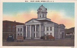 North Carolina Bryson City Swain County Court House Albertype