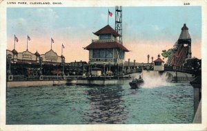 USA Luna park Cleveland Ohio Vintage Postcard 06.44