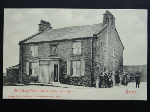 Derbyshire BUXTON Cat & Fiddle Inn - Landlord Matthew Beetham c1903 UB Postcard