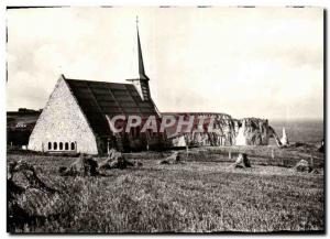 Postcard Modern Etretat Chapel N D or Great Sailors