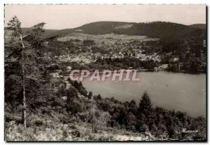 Modern Postcard Gerardmer Part of the City and Lake