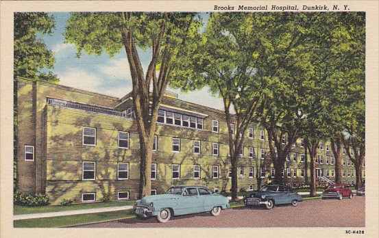 Brooks Memorial Hospital Dunkirk New York Curteich