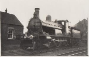 Highland Railway 2P Class 4-4-0 Train Antique Scottish Postcard