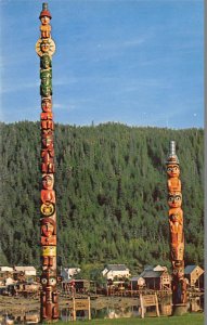 Sun And Sea Lion Prince Totems Wrangell, Alaska. USA Totem Pole Unused 