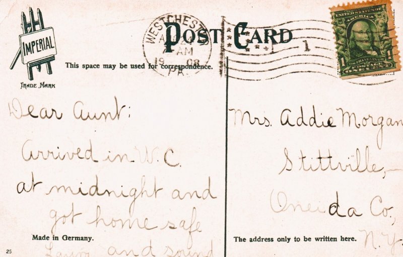 Philadelphia, Pennsylvania - College Hall University of Pennsylvania - in 1908