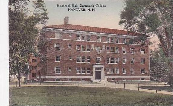 New Hampshire Hanover Hitchcock Hall Dartmouth College Albertype