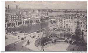 Hamburg, Aisterarkaden, blick auf Binnen und Aussen-Aisten, Germany, 00-10s