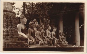 PC SCULPTURES RELIGIOUS INDONESIA REAL PHOTO (a26286)