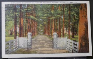 Nashville, TN - Entrance To the Hermitage - 1945