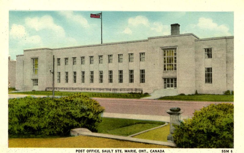 Canada - Ontario, Sault Ste Marie. Post Office