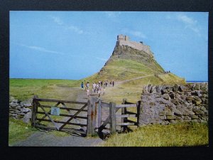 Northumberland LINDISFARNE CASTLE HOLY ISLAND c1980s Postcards by J.A. Dixon