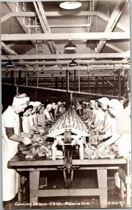 RPPC Production Line Canning Salmon CRPA Astoria OR Vintage Postcard R38