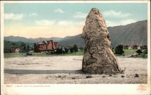 Yellowstone Park Wyoming WY Liberty Cap 6527 Detroit Publishing c1902 Postcard