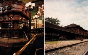 USA River Station Historic Rock Island Train Depot Peoria Illinois Chrome 09.87