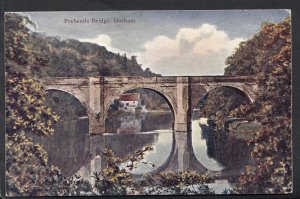 Co Durham Postcard - Prebends Bridge, Durham     RS3638