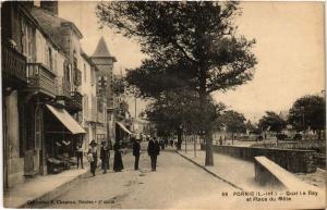 CPA PORNIC Quai le Ray et Place du Mole (610792)