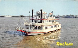 Mark Twain Ferry Boats Ship Unused 