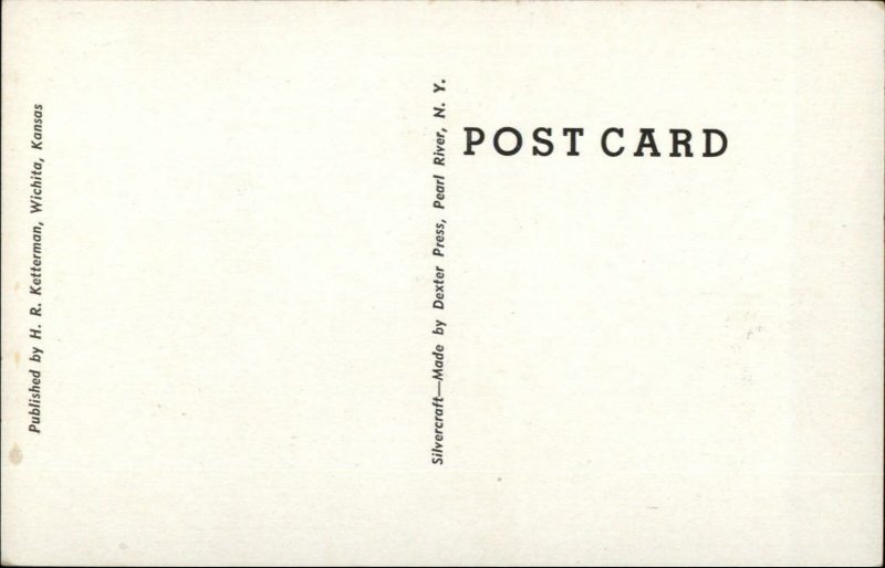 Tupelo MS Main St. East Old Postcard