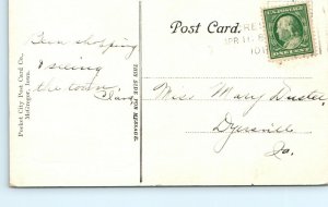 1908 Cresco, IA Steamboat Rock Postcard Farm Pocket City McGregor A47