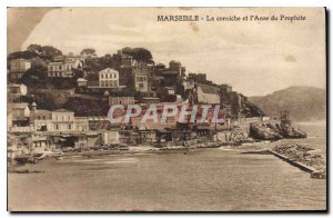 Postcard Old Marseille Corniche and Anse du Prophete