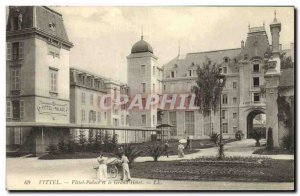 Old Postcard Vittel Source And Grand Hotel
