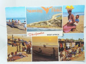 Sunwing Hotel Cape St Mary The Gambia West Africa Vintage Postcard 1983