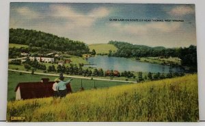 West Va Silver Lake on Route 219 near Thomas, Davis to Hagerstown Md Postcard E2