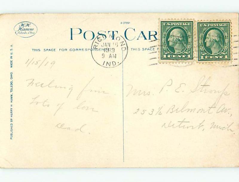 W-Border SOUTH 7TH STREET PARK Richmond Indiana IN t7293