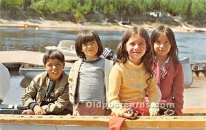 Land of the Polar Bear Express Indian Postcard