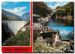 Postcard Modern Ponte dei Salti Valle Verzasca Lavertezzo