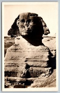 RPPC  The Sphinx  Cairo  Egypt  Postcard