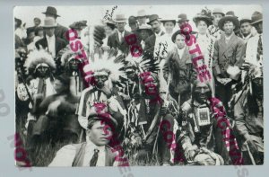 Milesville SOUTH DAKOTA RPPC 1909 SIOUX INDIANS Indian IDENTIFIED nr Philip SD