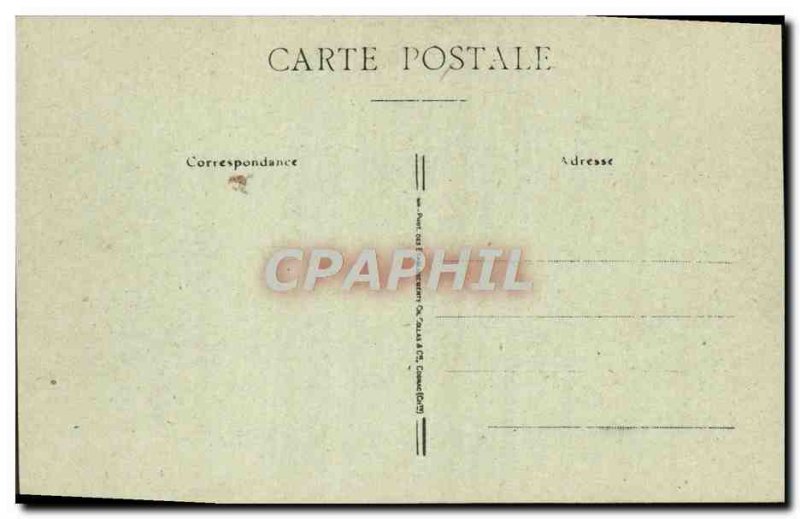 Old Postcard Ouistreham The Canal de Caen à la Mer boat