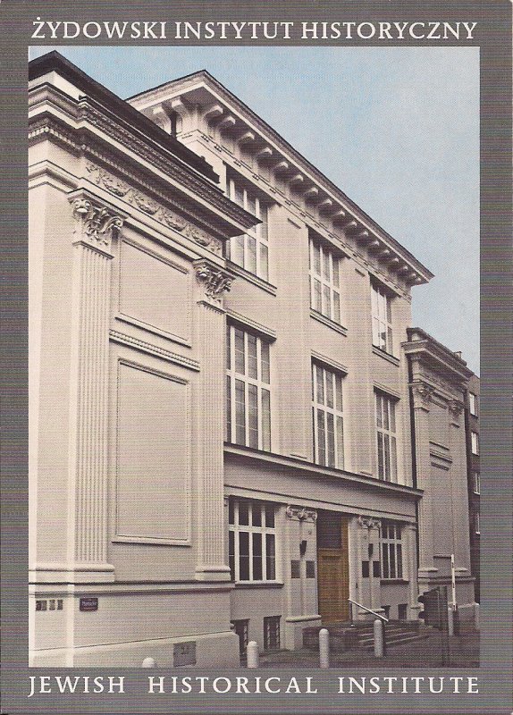 JUDAICA,Jewish Historical Institute, Warsaw Poland, Ringelblum Archive