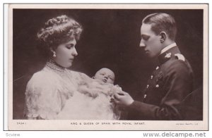 RP; King & Queen of SPAIN with Royal Infant, 00-10s