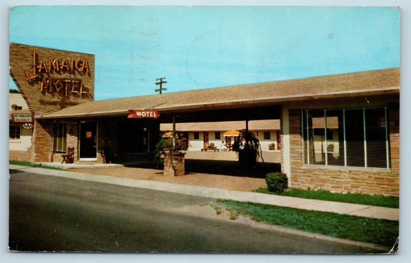 Postcard FL Miami Jamaica Motel on Tamiami Trail Vintage F25