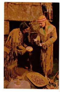 Virginia Dare, Indigenous Women Outside Leather Hut