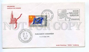 418226 FRANCE Council of Europe 1971 year Strasbourg European Parliament COVER