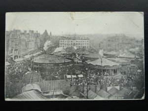 Nottingham GOOSE FAIR in Original Location OLD MARKET SQUARE c1905 Postcard