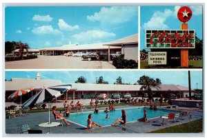 c1960s Clark's Motel And Restaurant Roadside Santee South Carolina SC Postcard