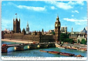 M-23567 Houses of Parliament and Westminster Bridge London England