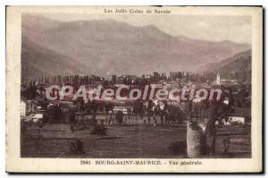 Old Postcard Bourg Saint Maurice Vue Generale