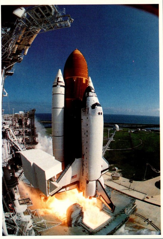 Florida Kennedy Space Center STS-58 Space Shuttle Columbia Launch 18 October ...